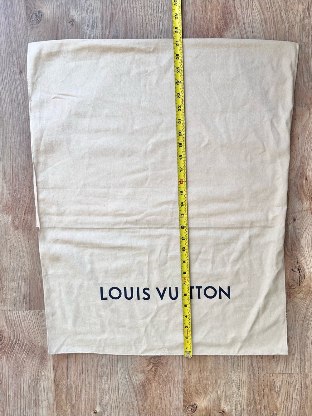 2017 Louis Vuitton Neverfull MM Envelope Dust Bag 27”X22” Authentic - Picture 4 of 5